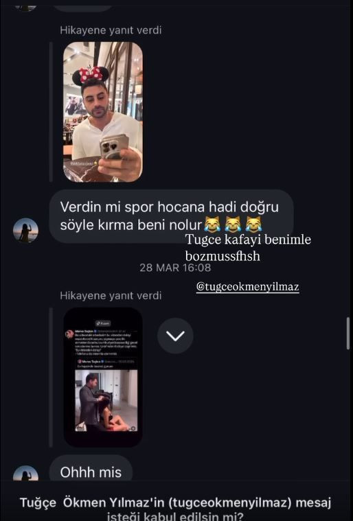 Fenomen Merve Taşkın kendisine gelen o mesajı paylaştı takipçileri okuyunca donup kaldı: "Verdin mi spor hocana haydi doğruyu söyle" - Resim: 22