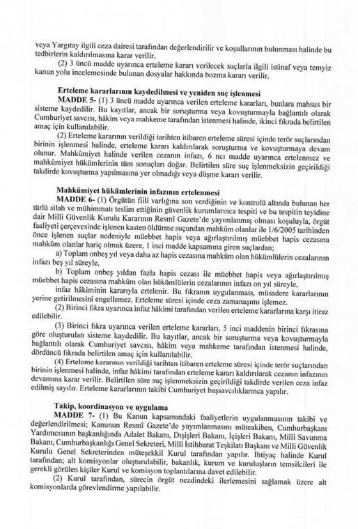 Tarihi gün! Terörsüz Türkiye yasa teklifi açıklanıyor! İşte 12 maddenin detayları - Resim : 5