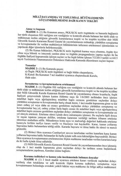 Tarihi gün! Terörsüz Türkiye yasa teklifi açıklanıyor! İşte 12 maddenin detayları - Resim : 4