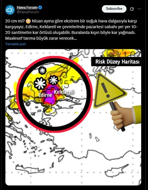 Türkiye'ye acil 20 santimetre uyarısı verildi. Herkes şaşkın - Resim : 1