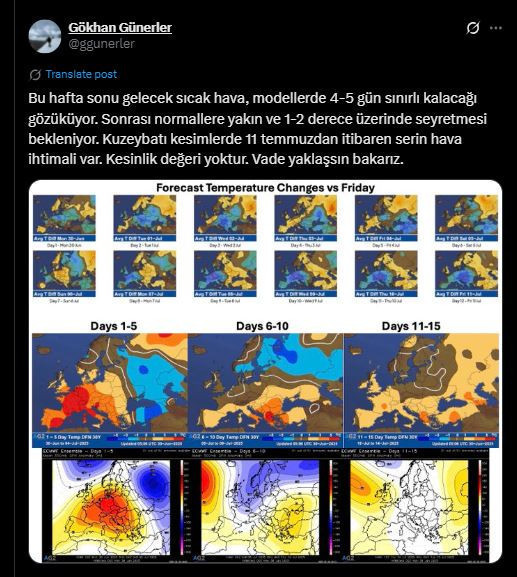 Türkiye'ye cuma gecesi giriş yapacak, 5 gün boyunca kalacak - Resim : 1