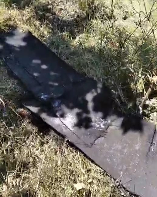 Kastamonu'da evin bahçesine İHA düştü: Çok ucuz atlattık - Resim : 1