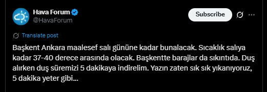 Ankara'da Çankaya, Etimesgut, Keçiören, Mamak, Sincan, Yenimahalle, Akyurt, Ayaş, Bala, Beypazarı'na üzücü salı tarihi verildi. Maalesef 37-40 bandında - Resim : 1