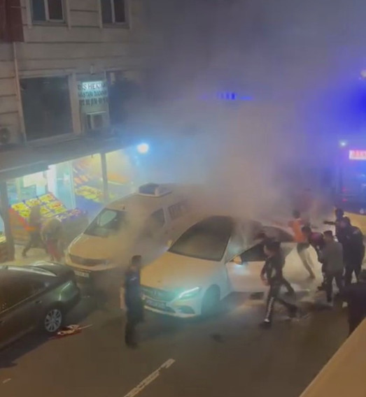 Galatasaray'ın şampiyonluk kutlamasında facianın eşiğinden dönüldü! Cayır cayır yandı: Korku dolu anlar kamerada - Resim : 2
