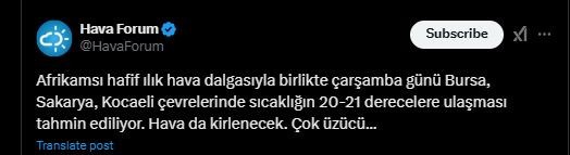 Türkiye'ye çarşamba günü Afrika üzerinden giriş yapacak. Hayırlı olsun - Resim : 1