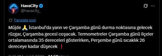 İstanbul'da Bebek, Arnavutköy, Nişantaşı, Etiler, Levent, Yeniköy, İstinye, Kuruçeşme, Bağdat, Ulus, Tarabya dahil tüm kente perşembe 26 müjdesi verildi - Resim : 1