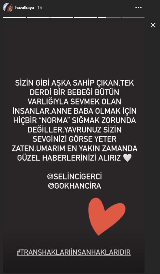 Hazal Kaya'dan Selin Ciğerci'ye destek - Resim : 2