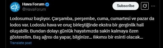 Marmara'da perşembe günü başlıyor, pazar gününe kadar sürecek... Yüzde 88.89.92 tarih verildi... Herkes gün içerisinde net şekilde hissedecek - Resim : 1