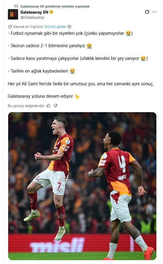 Galatasaray’dan derbi zaferi sonrası Fenerbahçe'ye olay göndermeler! Okan Buruk fotoğrafı sosyal medyayı salladı - Resim : 4