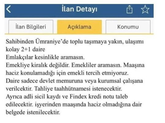Bakanlık harekete geçti! "Emekliye kiralık değildir" ilanına ceza uygulandı - Resim : 1