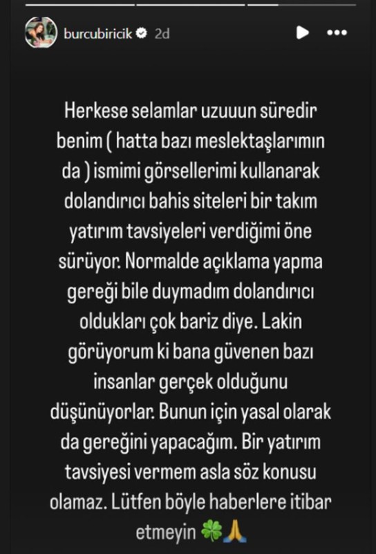 Dolandırıcıların yeni hedefi Burcu Biricik oldu! Sosyal medya hesabından takipçilerini uyardı! - Resim: 3