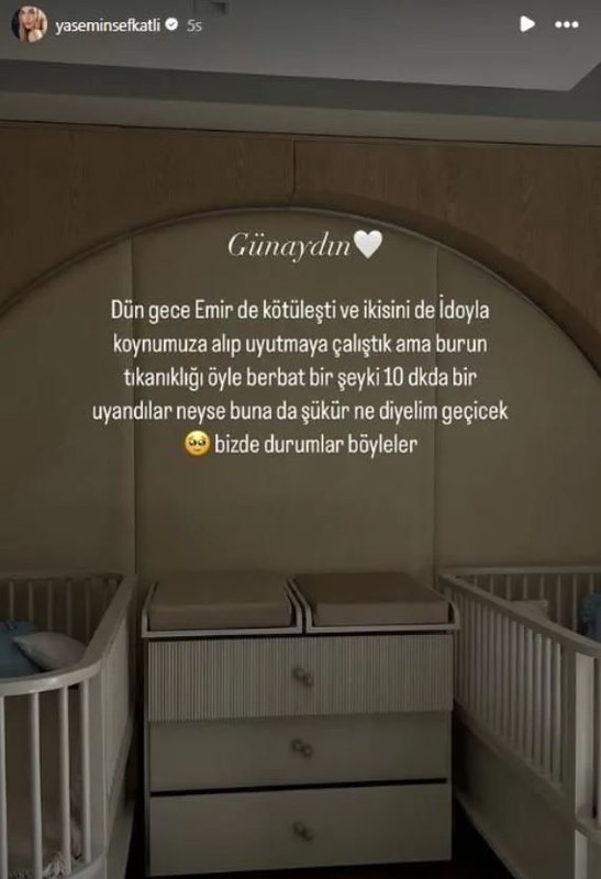 Yasemin Şefkatli ile İdo Tatlıses'in ikizlerine nazar değdi! Sosyal medya paylaşımı sevenlerini korkuttu! "48'inci saatin sonunda bittik" - Resim: 4