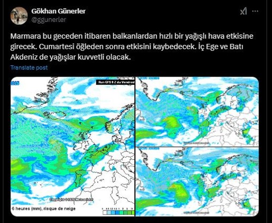 Türkiye'ye cuma gecesi giriş yapacak, cumartesi gidecek - Resim : 1