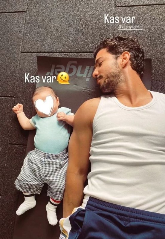 Pınar Deniz'den eğlenceli paylaşım! Kaan Yıldırım ile minik oğlu Fikret Hakan'dan yeni poz - Resim: 5