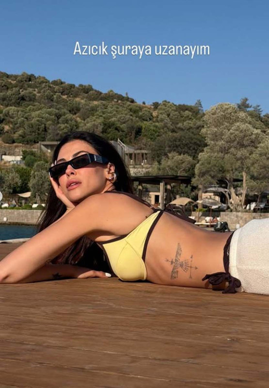 Daha 17'nin Nuray'ı Dilara Aks&uuml;yek kusursuz fiziğiyle b&uuml;y&uuml;ledi! Bikinili pozlarına beğeni yağdı - Resim: 7