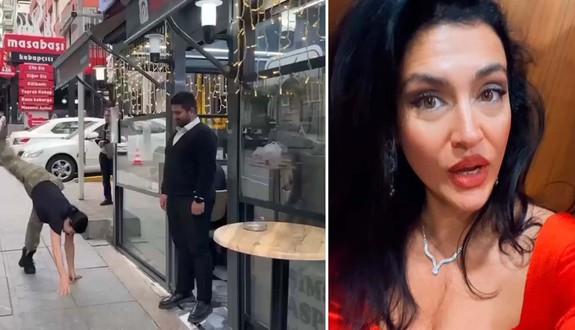 Tuğba Ekinci’yi hiç böyle görmediniz! Sokak ortasında taklalar attı! Son haliyle izleyenleri şaşkına çevirdi