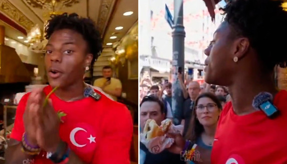 Ünlü YouTuber IShowSpeed, Türkiye’de döner yedi! O sözü vatandaşları çok kızdırdı