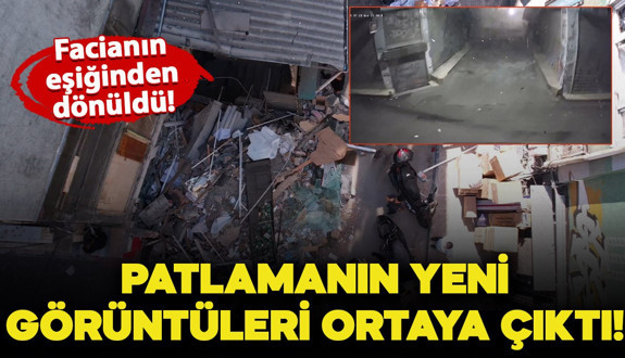 Facianın eşiğinden dönülen Beyoğlu'ndaki patlamanın yeni görüntüleri ortaya çıktı!