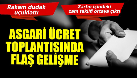 Asgari ücret toplantısında flaş gelişme! Zarfın içerisindeki zam teklifi ortaya çıktı! Rakam dudak uçuklattı