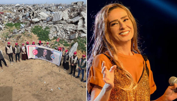 Yıldız Tilbe'den Gazze'ye 300 bin dolarlık bağış! Çadır kentin yapımına başlandı