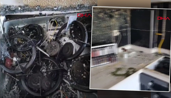 Düdüklü tencere bomba gibi patladı! Mutfak kullanılamaz hale geldi