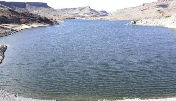 Akköy Barajı yağışlarla yeniden dolmaya başladı