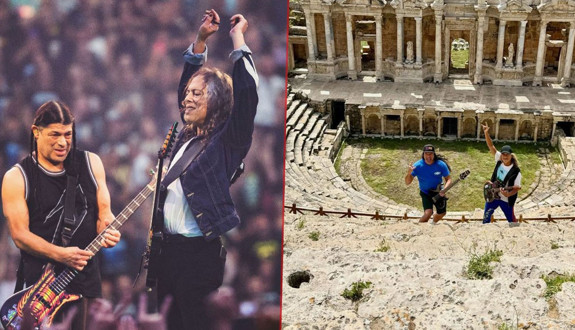 Metallica'nın üyeleri soluğu Türkiye'de aldı: Harika ilhamlar topluyoruz!