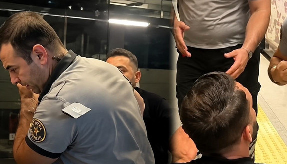 Sosyal medyayı sallayan kavga! Marmaray’da yolcular birbirine girdi! Güvenlikçi bir yumrukla yere serdi