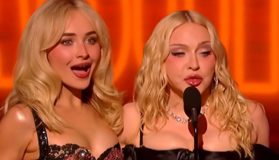 Madonna’nın sahnedeki garip halleri geceye damga vurdu