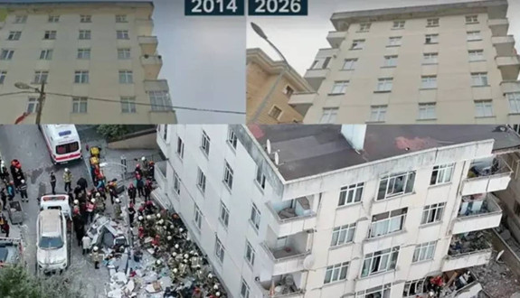 Çöken bina ile ilgili şok detay! Maltepe Belediye Başkanı canlı yayında duyurdu