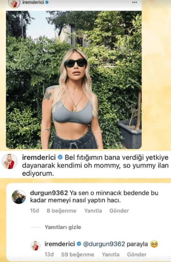 İrem Derici'nin sütyenli pozuna öyle bir yorum geldi ki... - Resim: 4