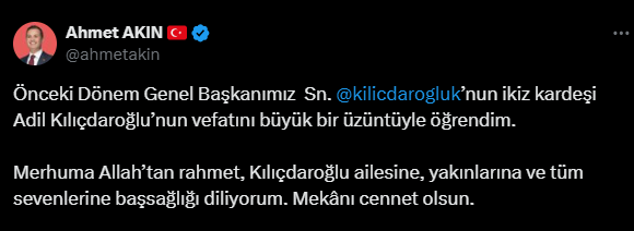 Kemal Kılıçdaroğlu'nun acı günü! Kardeşi hayatını kaybetti - Resim : 2