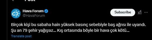 Türkiye pazartesiye de böyle uyanacak. Kış ortasında korkunç olay - Resim : 1