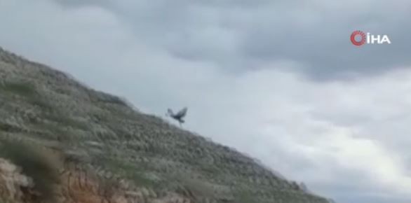 Erzincan’da doğada karanın korkunç hayvanı, yukarıdan gelen 1 tane göklerin hakimine böyle yem oldu. Azılı hayvan avını yukarıda parçalayacak - Resim: 3