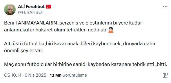 Fenerbahçe- Trabzonspor maçını anlatmıştı! Spiker Ali Ferahbot isyan etti! “Ölüm tehditleri alıyorum” - Resim : 3