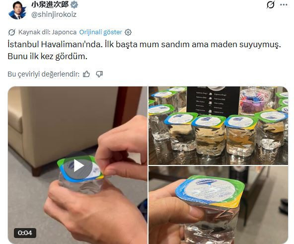 Japon Bakan Ankara'da ikram edilen şeyi görünce şoke oldu!