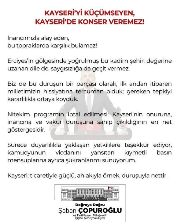 Mustafa Keser'e tepkiler büyüyor! Konseri iptal edildi: Biz nefes aldıkça bir daha çıkamayacaksın - Resim : 2