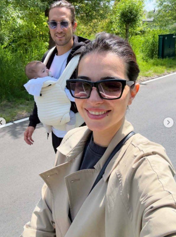 Melisa Aslı Pamuk- Yusuf Yazıcı çiftinden yeni aile fotoğrafı! İşte Mylan bebeğin son hali - Resim: 5