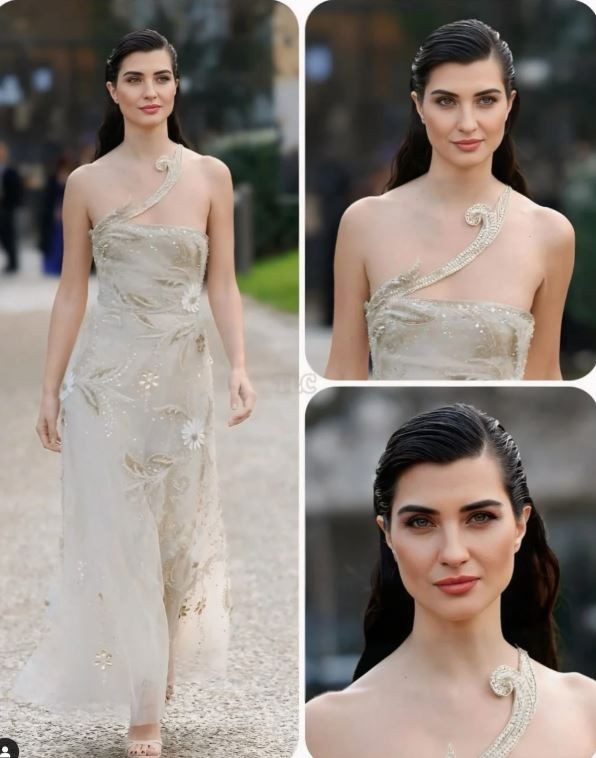 Tuba Büyüküstün Paris'i kasıp kavurdu! Moda haftasına güzelliğiyle damga vurdu, mankenleri geride bıraktı - Resim: 2