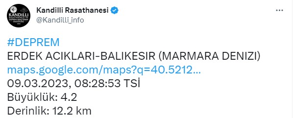 Marmara Denizi'nde peş peşe depremler! - Resim : 2