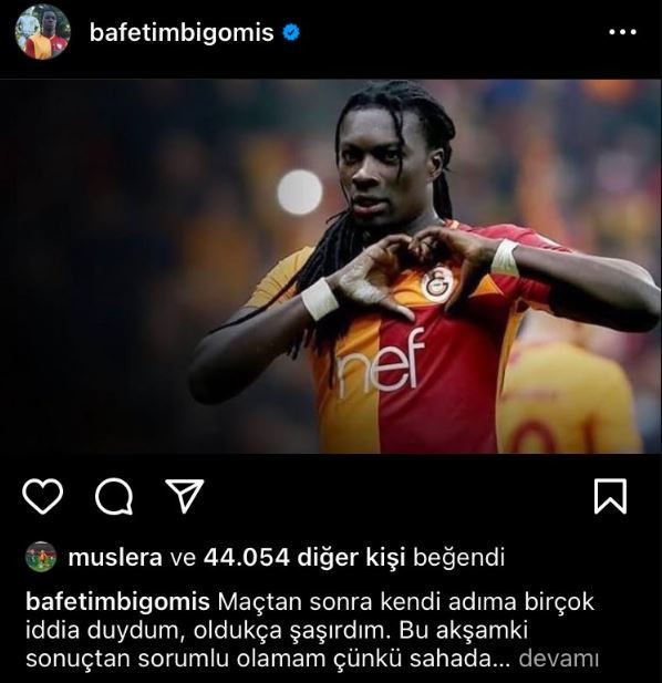 Gomis, Okan Buruk'u yalanladı! O futbolcular paylaşımını beğendi! - Resim : 2