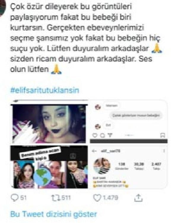 Sosyal medyada büyük tepki çeken görüntülere soruşturma! "Bu bebeği biri kurtarsın" - Resim : 1