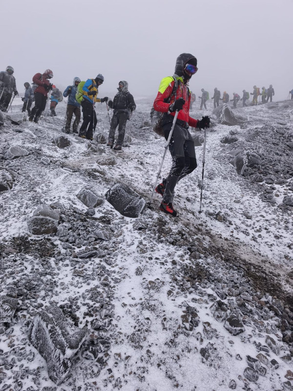 Ağrı Dağı’nda temmuz ayında eksi 35 derecede zorlu tırmanış - Resim: 1