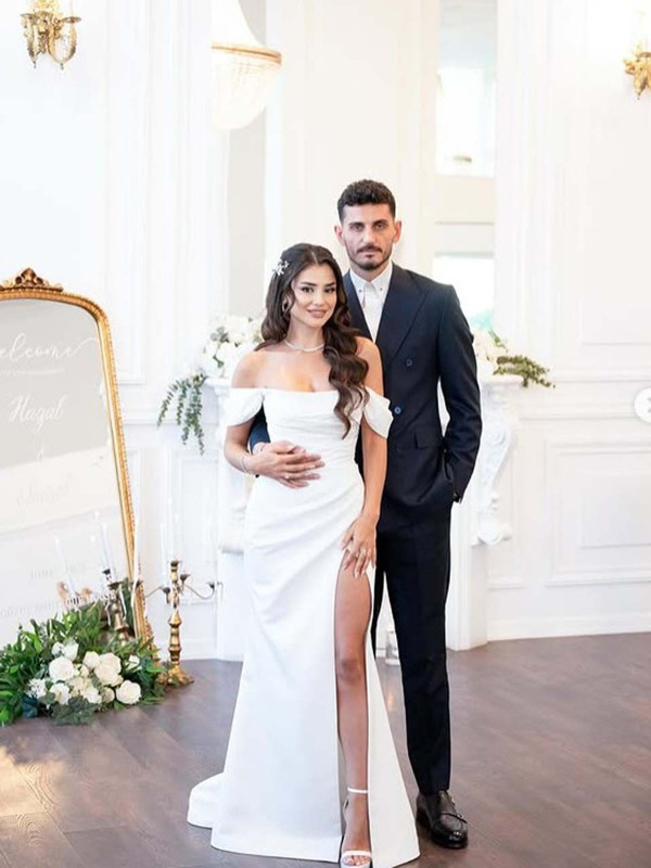 Hazal Çağlar ve Samet Akaydin evlendi! Ünlüler akın etti! İşte düğünden kareler - Resim: 2
