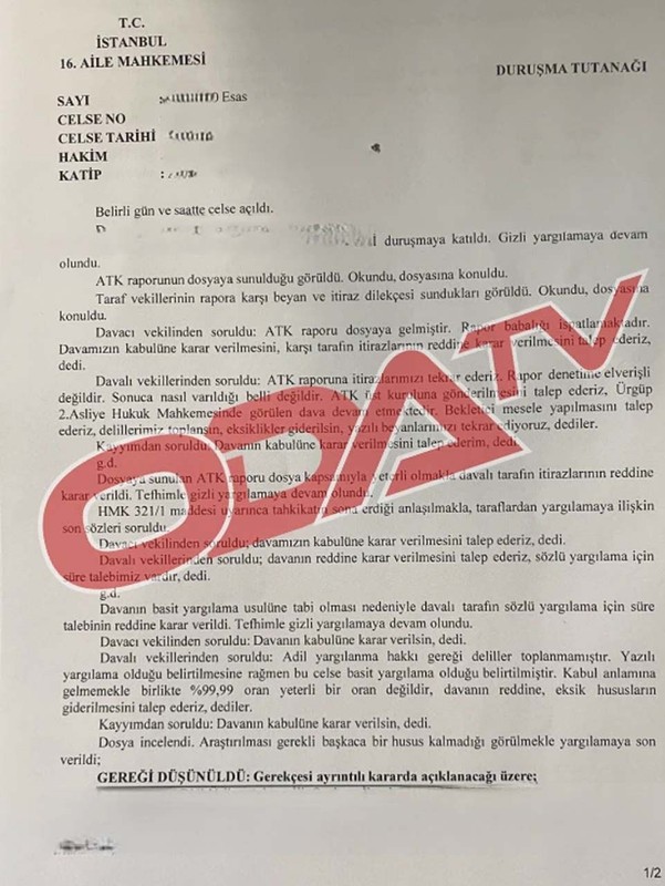 Adli Tıp'ın raporu belli oldu! Hacı Sabancı'nın babalık davasında karar verildi! - Resim: 5