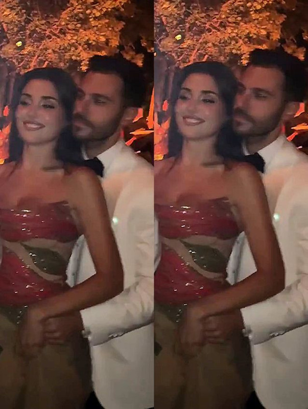 Hande Erçel Lübnan'daki düğünde şıklığıyla göz kamaştırdı! Sevgilisi Hakan Sabancı yalnız bırakmadı - Resim: 2