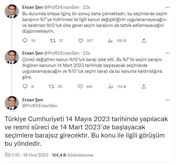 Ersan Şen'den çarpıcı iddia! Seçimlere barajsız girilecek - Resim : 4