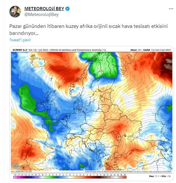 Türkiye'ye korkunç pazartesi günü uyarısı. Pazar günü gecen itibaren başlayacak. Kalkar kalkmaz buna bakın - Resim : 1