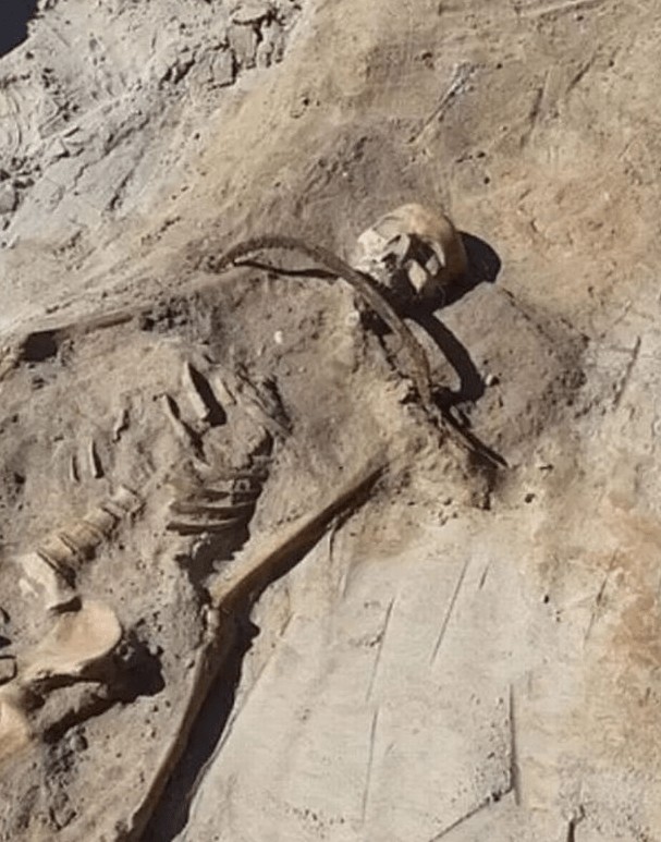 Arkeologlar toprağı saatlerce kazdıktan sonra bir çocuk mezarı bulundu... Asıl şok çocuğun ayaklarındaydı. Ayaklarındaki manzara ile kendilerini geri attılar - Resim: 5