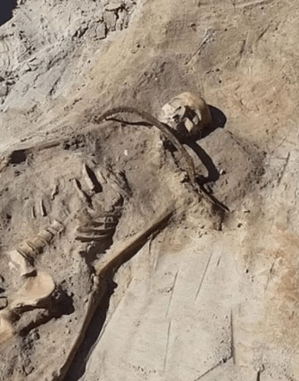 Arkeologlar toprağı saatlerce kazdıktan sonra bir çocuk mezarı bulundu... Asıl şok çocuğun ayaklarındaydı. Ayaklarındaki manzara ile kendilerini geri attılar - Resim: 5